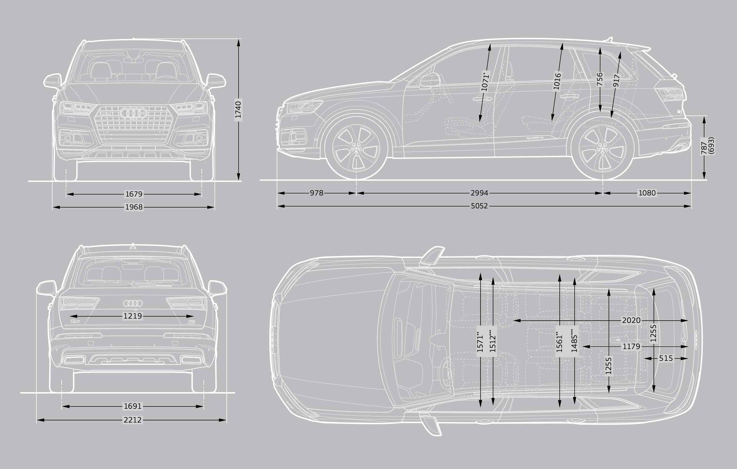 Audi 2024 Q5 Dimensions Lena Shayla