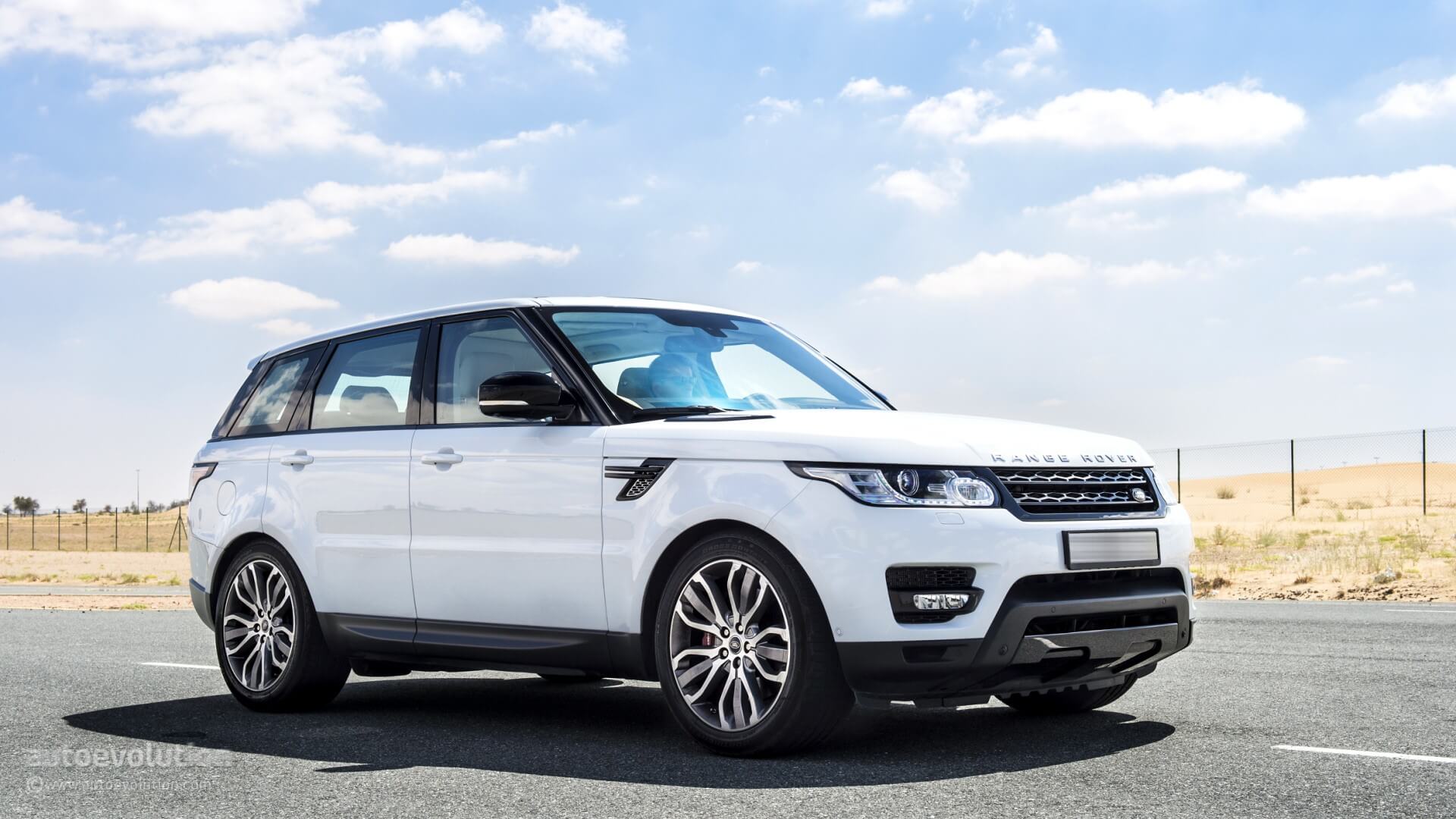 White Range Rover Hd Wallpaper